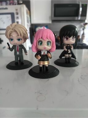 Anime Spy x Family 3 set chibi figures